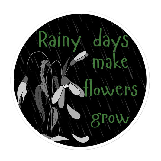 Rainy days sticker