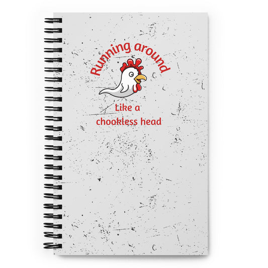 Choockless head Spiral notebook